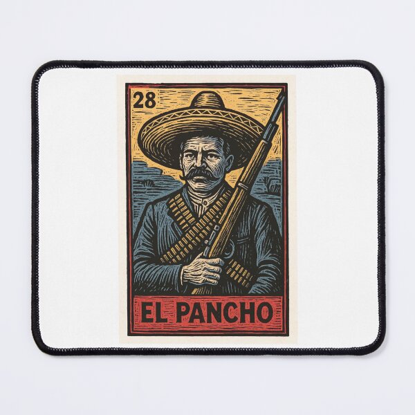 Item preview, Mexican Lottery Card El Pancho Villa designed and sold by retrographics.