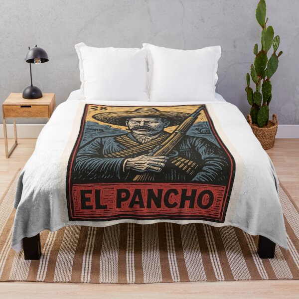 Item preview, Mexican Lottery Card El Pancho Villa designed and sold by retrographics.