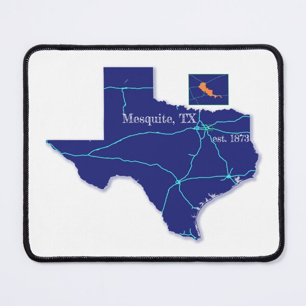 Item preview, Mesquite, TX [Blue] designed and sold by PhilbonianDezin.