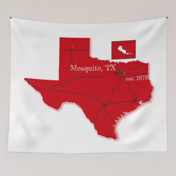 Item preview, Mesquite, TX [Red] designed and sold by PhilbonianDezin.