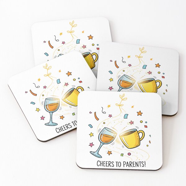 Item preview, Cheers to Parents: Celebratory Doodle  designed and sold by zoughlal.