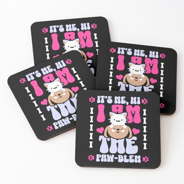 Item preview, It’s Me Hi I’m the Paw-blem – Cute Pet Paw & Anti Hero Inspired Design designed and sold by dudelinart.