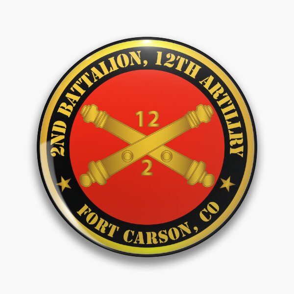 Artikelvorschau, Armee - 2. Bataillon, 12. Artillerie-Regiment mit Zweigstelle Ft Carson, CO entworfen und verkauft von Military Insignia Products.