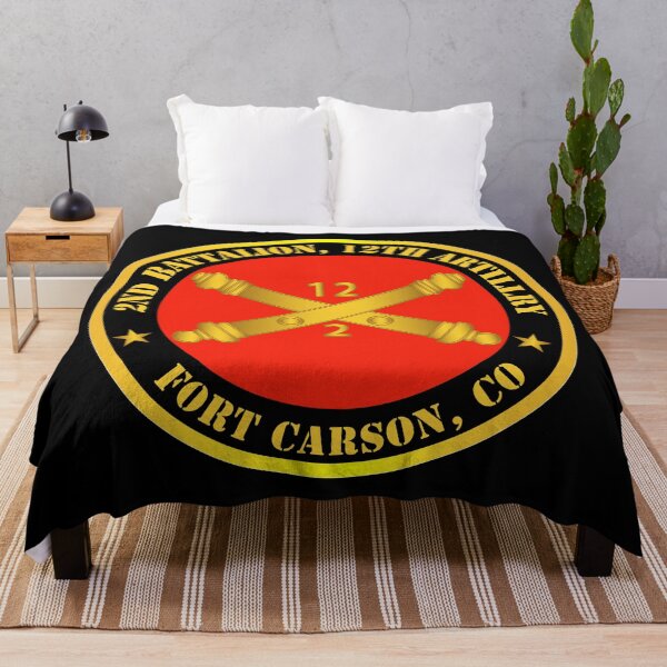 Item preview, Army - 2nd Battalion, 12th Artillery Regiment w Branch Ft Carson, CO designed and sold by Military Insignia Products.