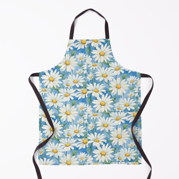 Item preview, White flower with sky blue background  designed and sold by Chirayu1111.