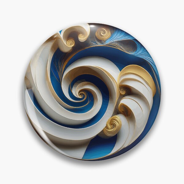Item preview, Colorful Abstract Fibonacci Art 15 designed and sold by Vicky Brago-Mitchell®.