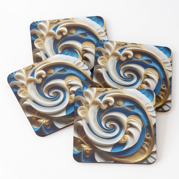 Item preview, Colorful Abstract Fibonacci Art 15 designed and sold by Vicky Brago-Mitchell®.