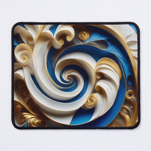 Item preview, Colorful Abstract Fibonacci Art 15 designed and sold by Vicky Brago-Mitchell®.