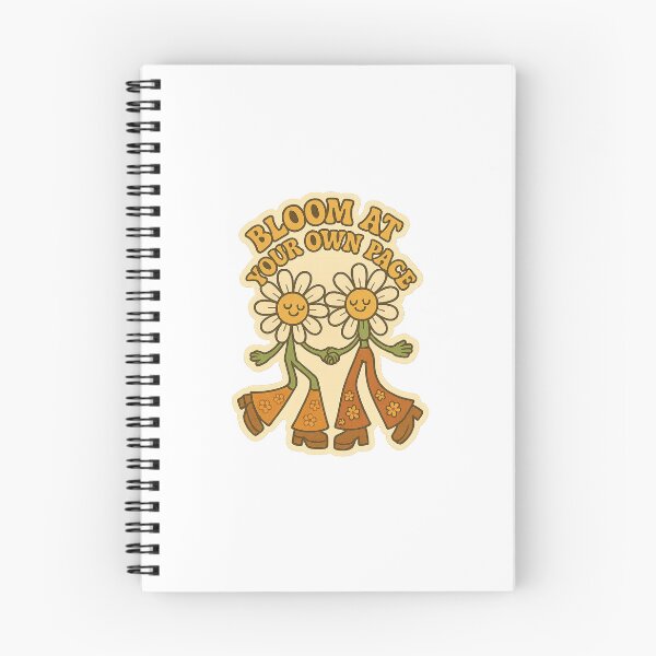 Item preview, Bloom at Your Own Pace – Retro Daisy Sticker designed and sold by kitsune3030.