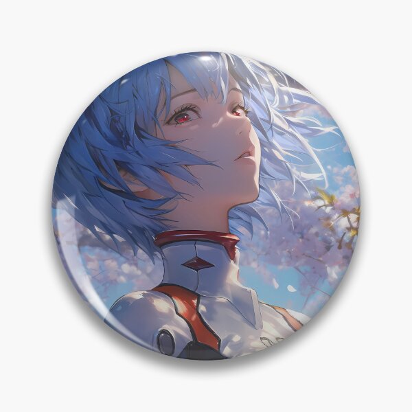Item preview, Rei Ayanami Neon Genesis Evangelion Anime Sakura Graceful Portrait designed and sold by mildaclairmo.