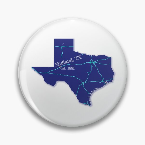 Item preview, Midland, TX [Blue] designed and sold by PhilbonianDezin.