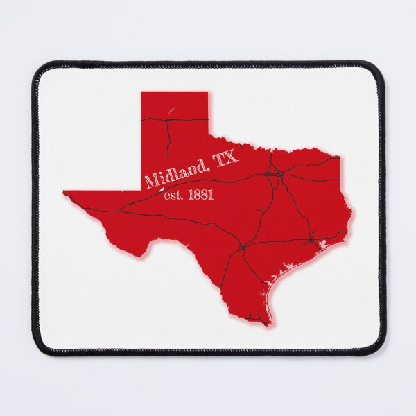 Item preview, Midland, TX [Red] designed and sold by PhilbonianDezin.