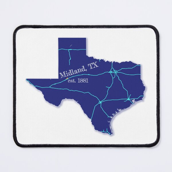 Item preview, Midland, TX [Blue] designed and sold by PhilbonianDezin.