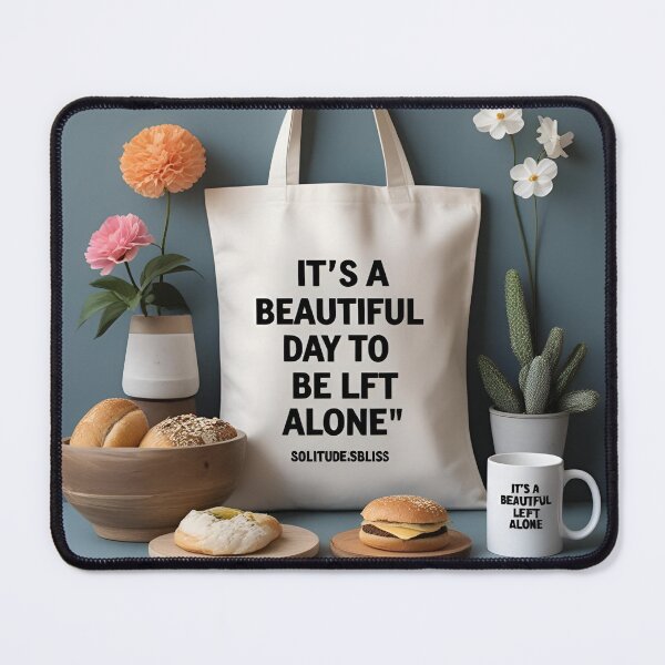 Item preview, It’s a Beautiful Day to Be Left Alone designed and sold by TrendyShopper1.