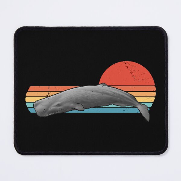 Item preview, Sperm Whale Retro Sunset designed and sold by NicGrayGraphic.