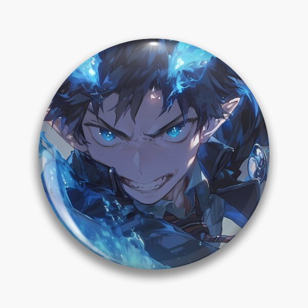 Item preview, Rin Okumura Blue Exorcist Demon Slayer Hero Anime designed and sold by mildaclairmo.