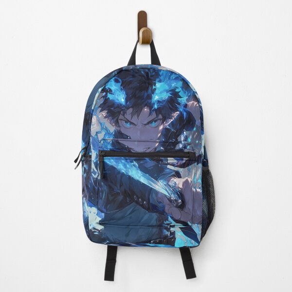 Item preview, Rin Okumura Blue Exorcist Demon Slayer Hero Anime designed and sold by mildaclairmo.