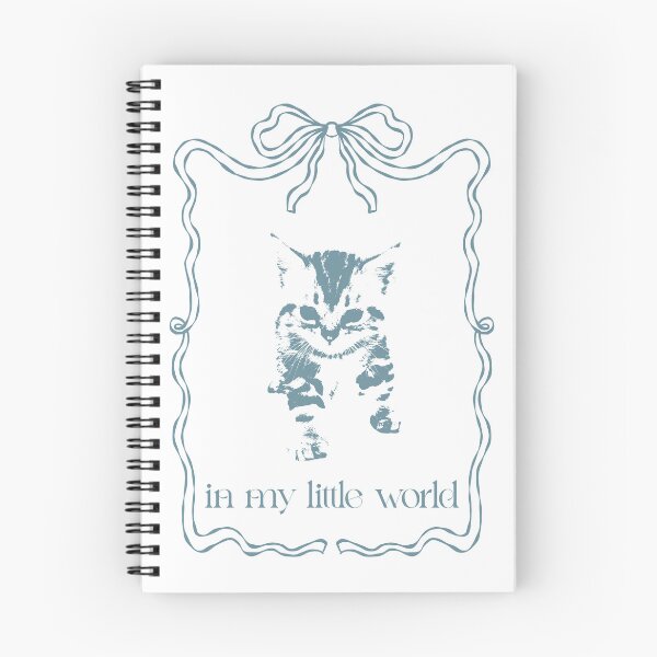 Item preview, In my little world (blue) designed and sold by rosedbuds.