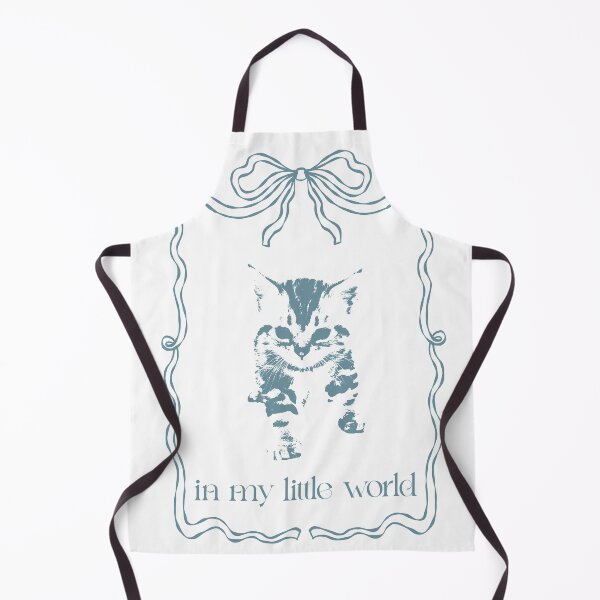 Item preview, In my little world (blue) designed and sold by rosedbuds.