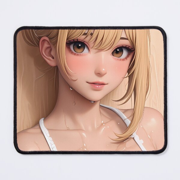 Item preview, Yoimiya Genshin Impact Summer Sweat Look Blushing Beauty Anime Girl Waifu Game designed and sold by mildaclairmo.