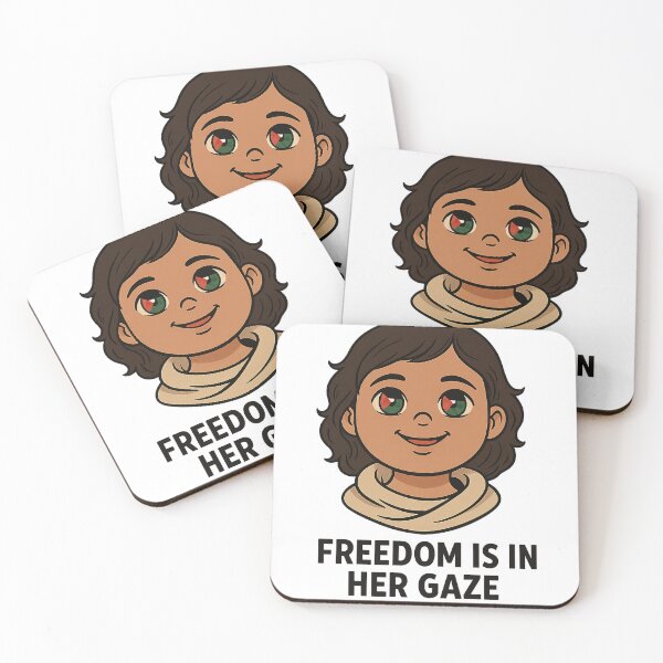 Item preview, FREE PALESTINE GIRL WITH FLAG IN HER EYES designed and sold by FREE_PALESTINE_DESIGN.