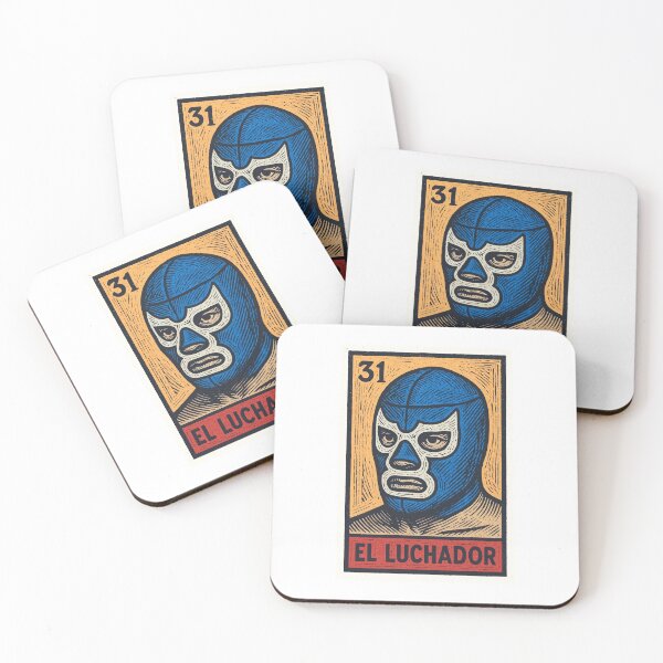 Item preview, Mexican Lottery Card El Luchador The Wrestler designed and sold by retrographics.