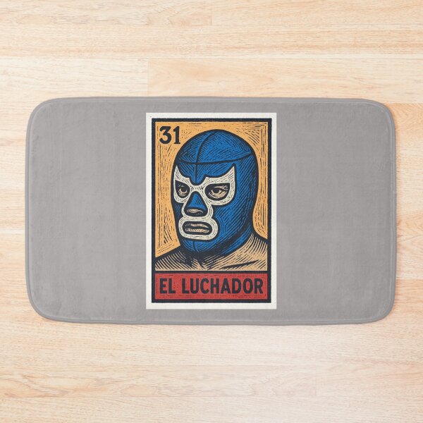 Item preview, Mexican Lottery Card El Luchador The Wrestler designed and sold by retrographics.