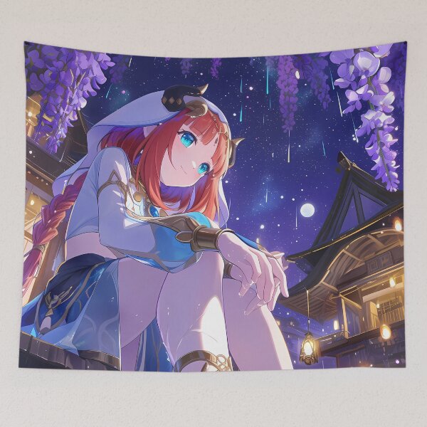 Item preview, Nilou Genshin Impact Game Water Dance Pier Wisteria Grace designed and sold by mildaclairmo.