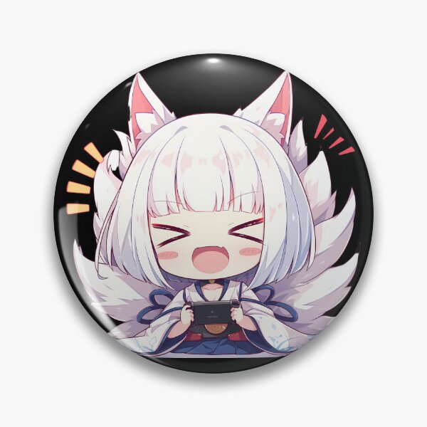 Artikelvorschau, Kaga Chibi Verspielter Fuchs Gaming Azur Lane Anime entworfen und verkauft von mildaclairmo.