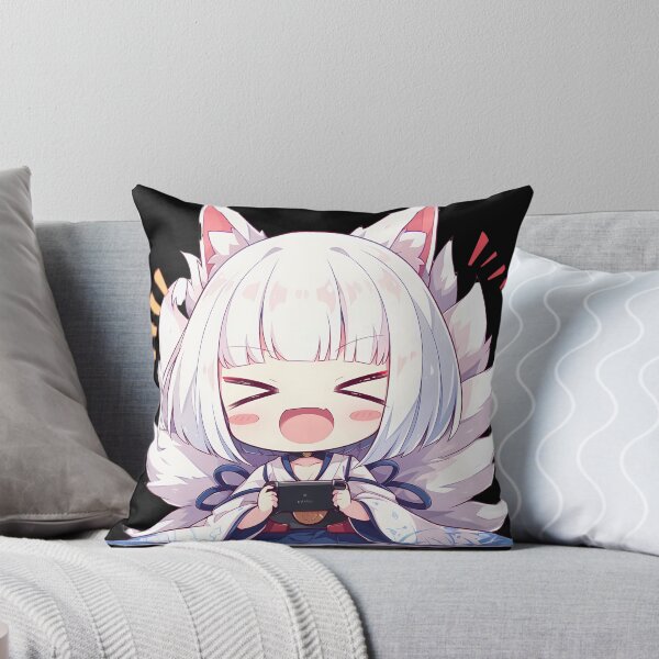 Artikelvorschau, Kaga Chibi Verspielter Fuchs Gaming Azur Lane Anime entworfen und verkauft von mildaclairmo.