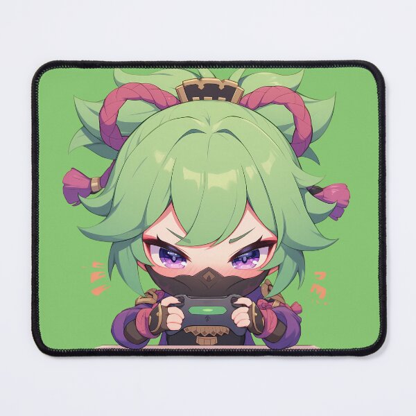 Item preview, Shinobu Kuki Chibi Ninja Gaming Genshin Impact Game designed and sold by mildaclairmo.