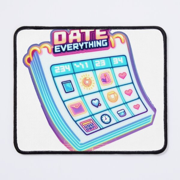 Item preview, Date Everything Cosmic Calendar Sticker designed and sold by devonclemon.