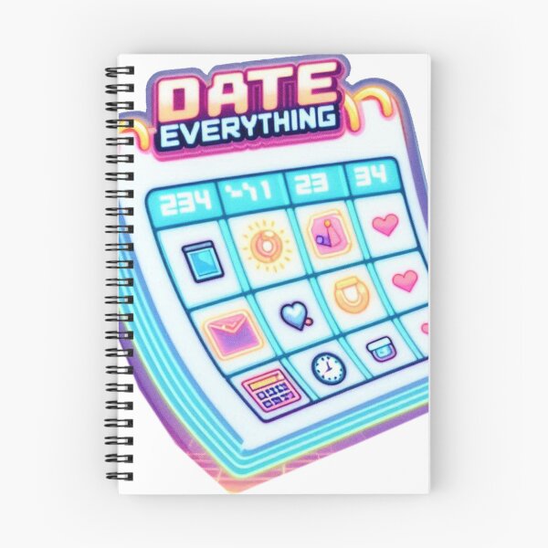 Item preview, Date Everything Cosmic Calendar Sticker designed and sold by devonclemon.