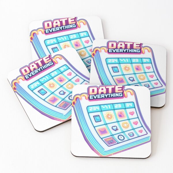 Item preview, Date Everything Cosmic Calendar Sticker designed and sold by devonclemon.