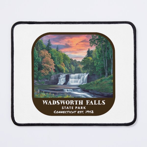 Item preview, Vintage Wadsworth Falls State Park (Connecticut State Park) designed and sold by RabbitK.