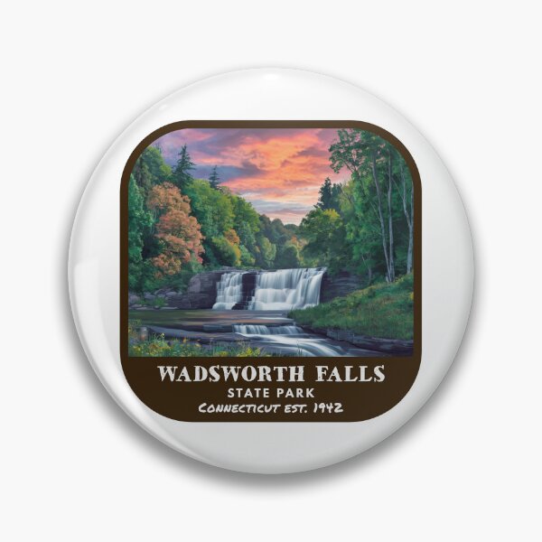 Item preview, Vintage Wadsworth Falls State Park (Connecticut State Park) designed and sold by RabbitK.