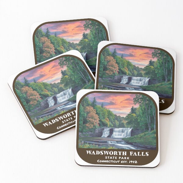 Item preview, Vintage Wadsworth Falls State Park (Connecticut State Park) designed and sold by RabbitK.