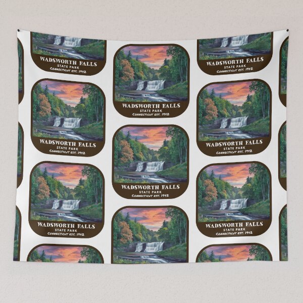 Item preview, Vintage Wadsworth Falls State Park (Connecticut State Park) designed and sold by RabbitK.