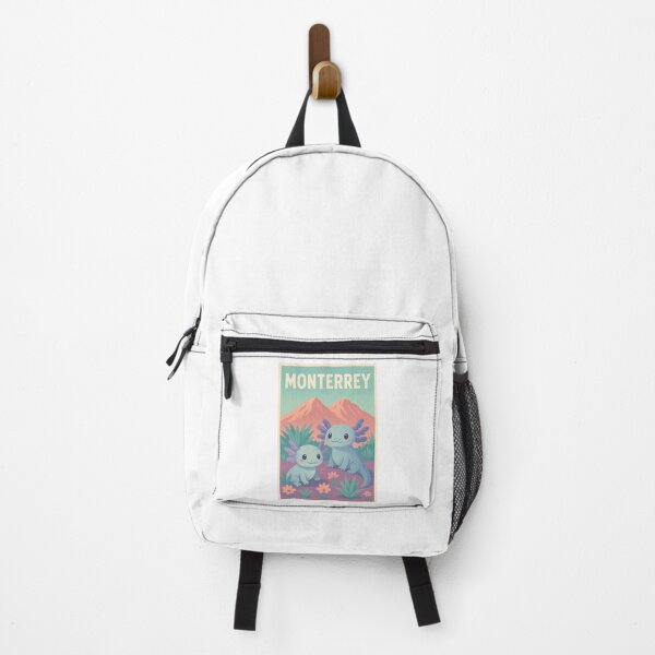 Item preview, Monterrey Pastel Mountains Lavender Axolotl Travel designed and sold by RetroPop23.