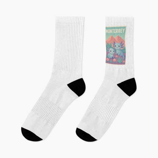Item preview, Monterrey Pastel Mountains Lavender Axolotl Travel designed and sold by RetroPop23.