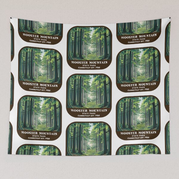 Item preview, Vintage Wooster Mountain State Park (Connecticut State Park) designed and sold by RabbitK.