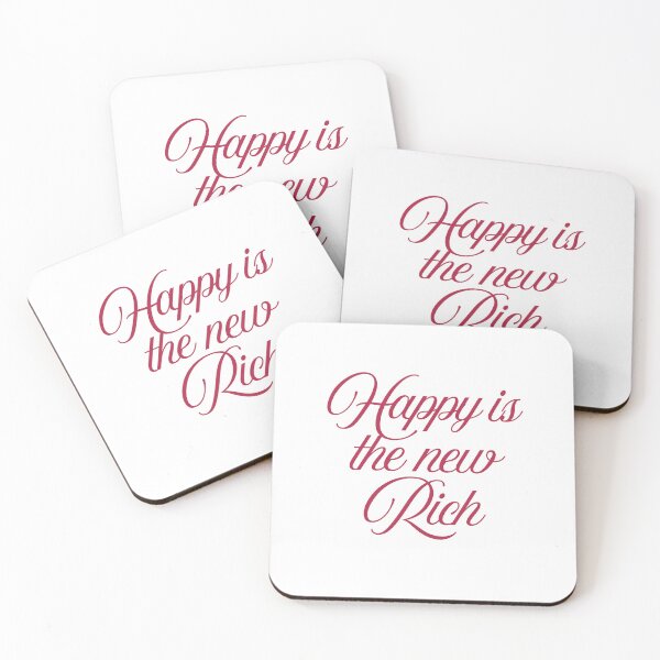 Item preview, Happy is the new rich Graphic designed and sold by Jensenknecht1.