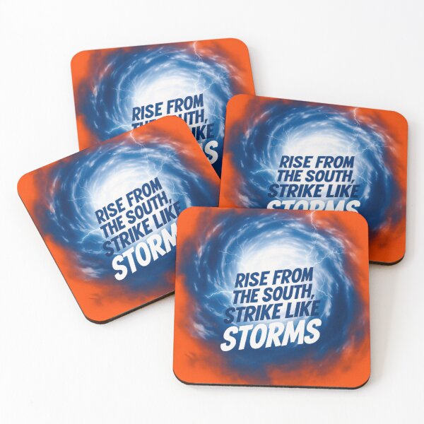Item preview, College Poster: Rise from the South, Strike like Storms designed and sold by VarsityVibes.
