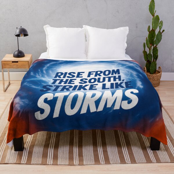 Item preview, College Poster: Rise from the South, Strike like Storms designed and sold by VarsityVibes.