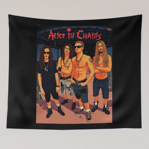 Item preview, Copy of Grunge Dog Art Alice in Chains Gritty Street Style designed and sold by wobawfo.