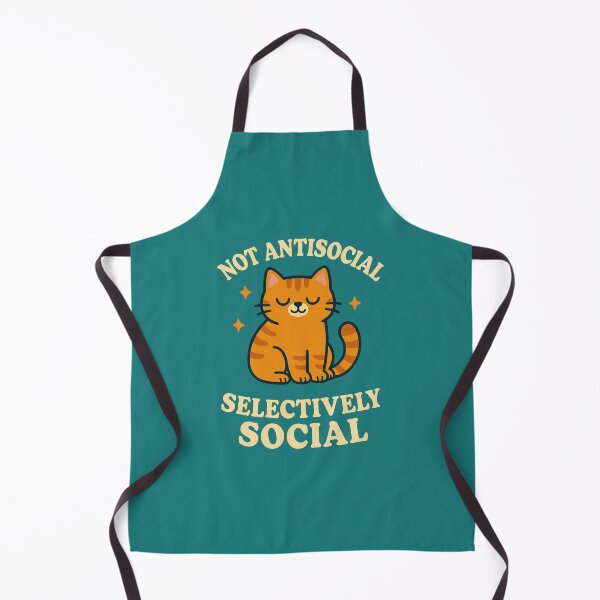 Item preview, Selective Social Cat – Funny Introvert Quote Design designed and sold by LaserKey.