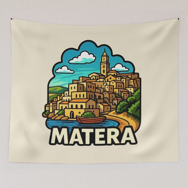 Item preview, Matera – Ancient Stone City of Italy designed and sold by Myra365Art.