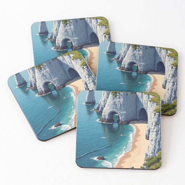 Item preview, Etretat Travel Poster, Perfect Gift for Travel Enthusiasts, Vintage Style Wall Art, France art for home decor, Etretat print. Sticker designed and sold by Thegalleryshop1.