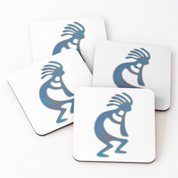 Item preview, Rusty Blue looking Kokopelli outline drawing designed and sold by DaveDanchuk.