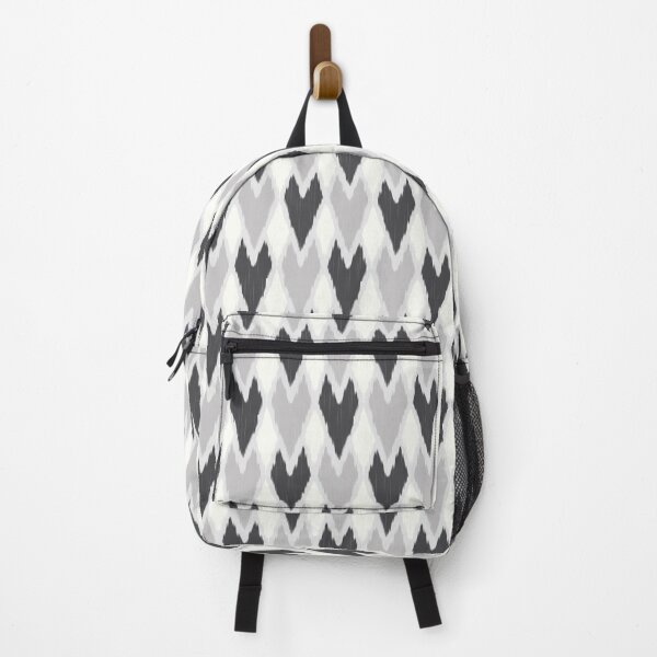Item preview, Monochrome Abstract Geometric Shape Ikat Pattern designed and sold by BWDecorPattern.